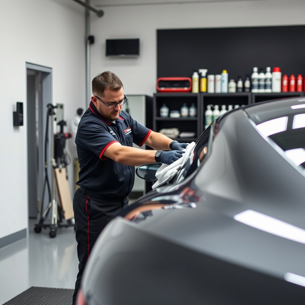 Automotive detailing studio team